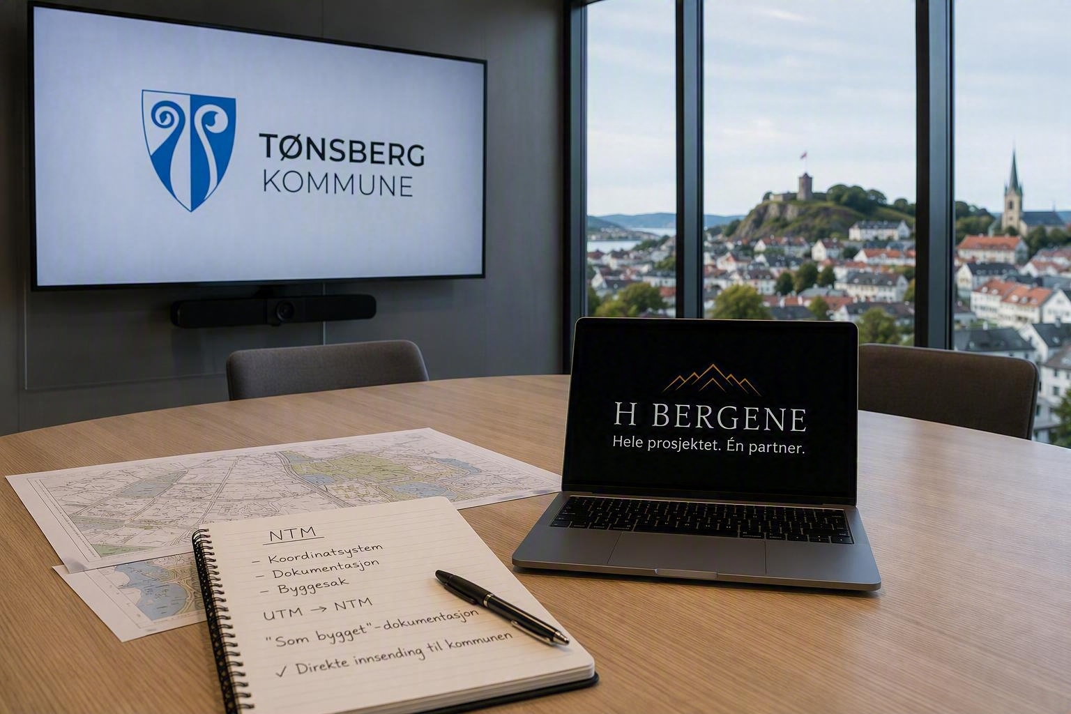 HBergene og Tønsberg kommune H Bergene tok opp problemet – nå åpner Tønsberg kommune for «som bygget»-dokumentasjon i NTM